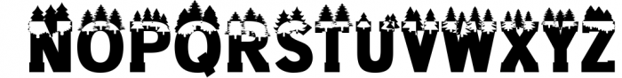 Forest Outdoors Font Font LOWERCASE