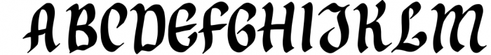 Forestine - Stylish Blackletter Font UPPERCASE