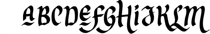 Forestine - Stylish Blackletter Font LOWERCASE