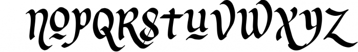 Forestine - Stylish Blackletter Font LOWERCASE