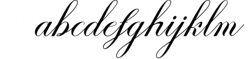 Fosshira Script Font LOWERCASE