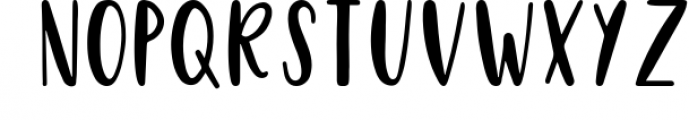 Four Hand Lettered Fonts Bundle by Jordyn Alison Designs 1 Font UPPERCASE