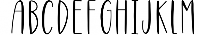 Four Hand Lettered Fonts Bundle by Jordyn Alison Designs 2 Font UPPERCASE