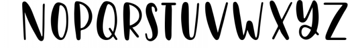 Four Hand Lettered Fonts Bundle by Jordyn Alison Designs 3 Font UPPERCASE