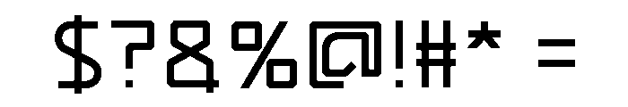 FOOTURE Font OTHER CHARS