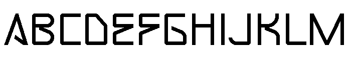 FOOTURE Font UPPERCASE
