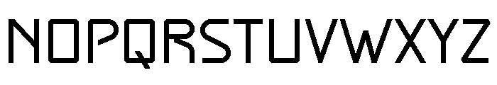 FOOTURE Font UPPERCASE