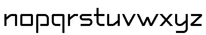FOOTURE Font LOWERCASE
