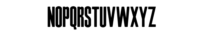 Focused Block Font UPPERCASE