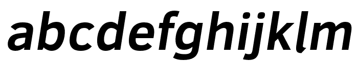 Fog Sans Italic Font LOWERCASE