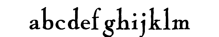 Fogle Hunter Regular Font LOWERCASE