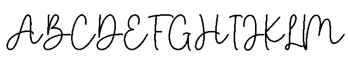 Follow Font UPPERCASE