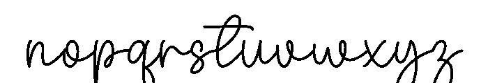 Follow Font LOWERCASE