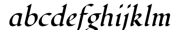 Fondamento-Italic Font LOWERCASE