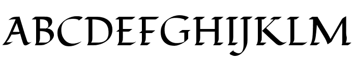 Fondamento Regular Font UPPERCASE