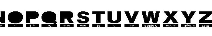 Fonetica Regular Font UPPERCASE