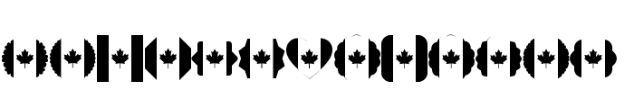 Font Canada Color Font LOWERCASE