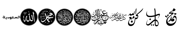 Font Color Saudi Arabia Font OTHER CHARS