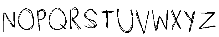 Font Saddie Pog Regular Font UPPERCASE