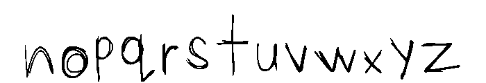 Font Saddie Pog Regular Font LOWERCASE