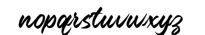 FontBrush Font LOWERCASE
