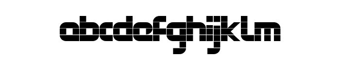 FontStruct Gothic Regular Font LOWERCASE