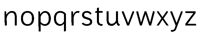 Font_Rodona Regular Font LOWERCASE