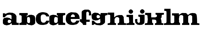 FontosCrude Font LOWERCASE