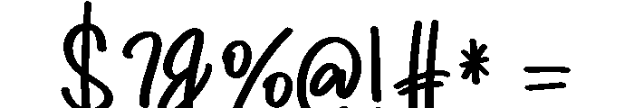 For You Font OTHER CHARS