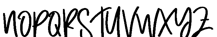 For You Font UPPERCASE