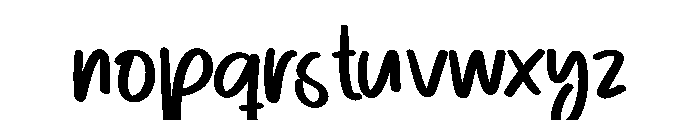 For You Font LOWERCASE