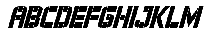 Force Commander Condensed Italic Font LOWERCASE