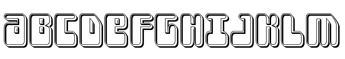 Force Majeure Engraved Font UPPERCASE