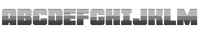 Force Runner Gradient Font UPPERCASE