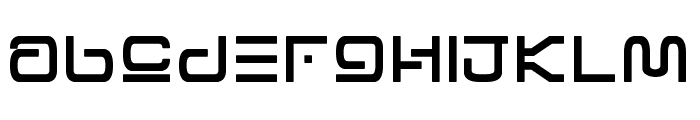 Foreign Alien Bold Font LOWERCASE
