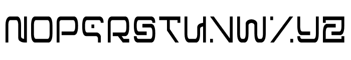 Foreign Alien Condensed Font UPPERCASE