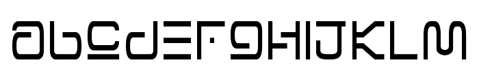 Foreign Alien Condensed Font LOWERCASE