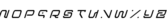 Foreign Alien Title Italic Font UPPERCASE