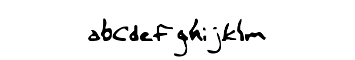 Foreign Faction Font LOWERCASE
