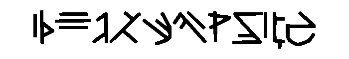 ForerunnerHALO Font OTHER CHARS