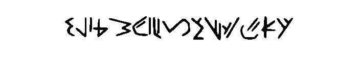 ForerunnerHALO Font LOWERCASE