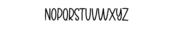 Forest House Font LOWERCASE