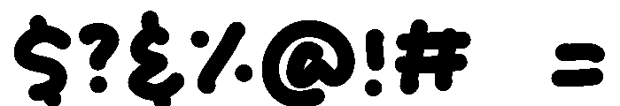 Forest Nature Font OTHER CHARS