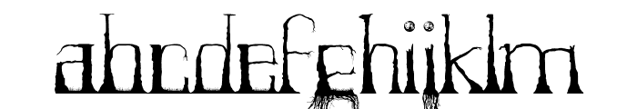 Forestry Font UPPERCASE