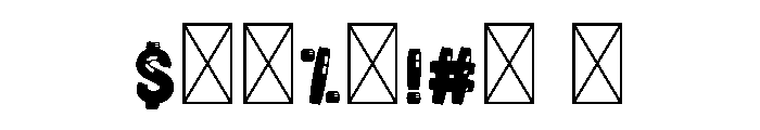 Forever Thinking Font OTHER CHARS