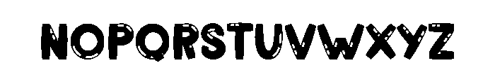 Forever Thinking Font LOWERCASE