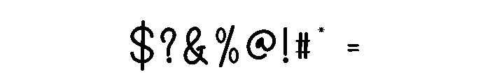 Forever Young Font OTHER CHARS
