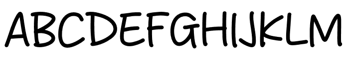 Forget Days Font UPPERCASE