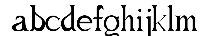 Forget Me Knot Roman Font LOWERCASE