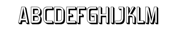 Forgotten Futurist Shadow Font UPPERCASE